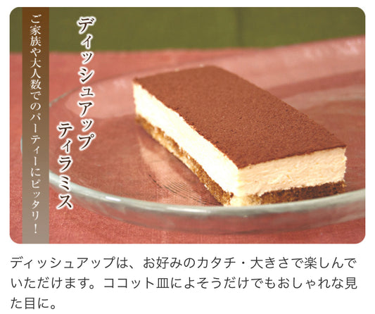 ディッシュアップ スコップ ティラミス
